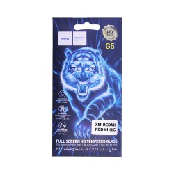 Hoco Full Screen HD Tempered Glass G5 for Xiaomi Redmi 12C Black Hoco Full Screen HD Tempered Glass G5 for Xiaomi Redmi 12C Black